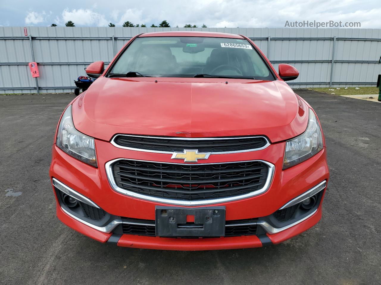 2015 Chevrolet Cruze Lt Красный vin: 1G1PE5SB8F7125865