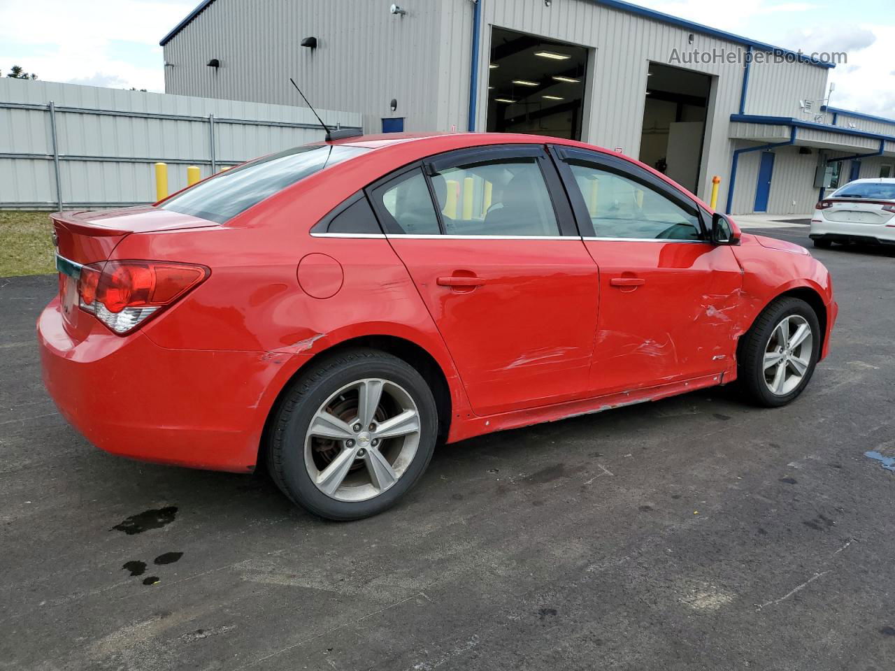 2015 Chevrolet Cruze Lt Red vin: 1G1PE5SB8F7125865