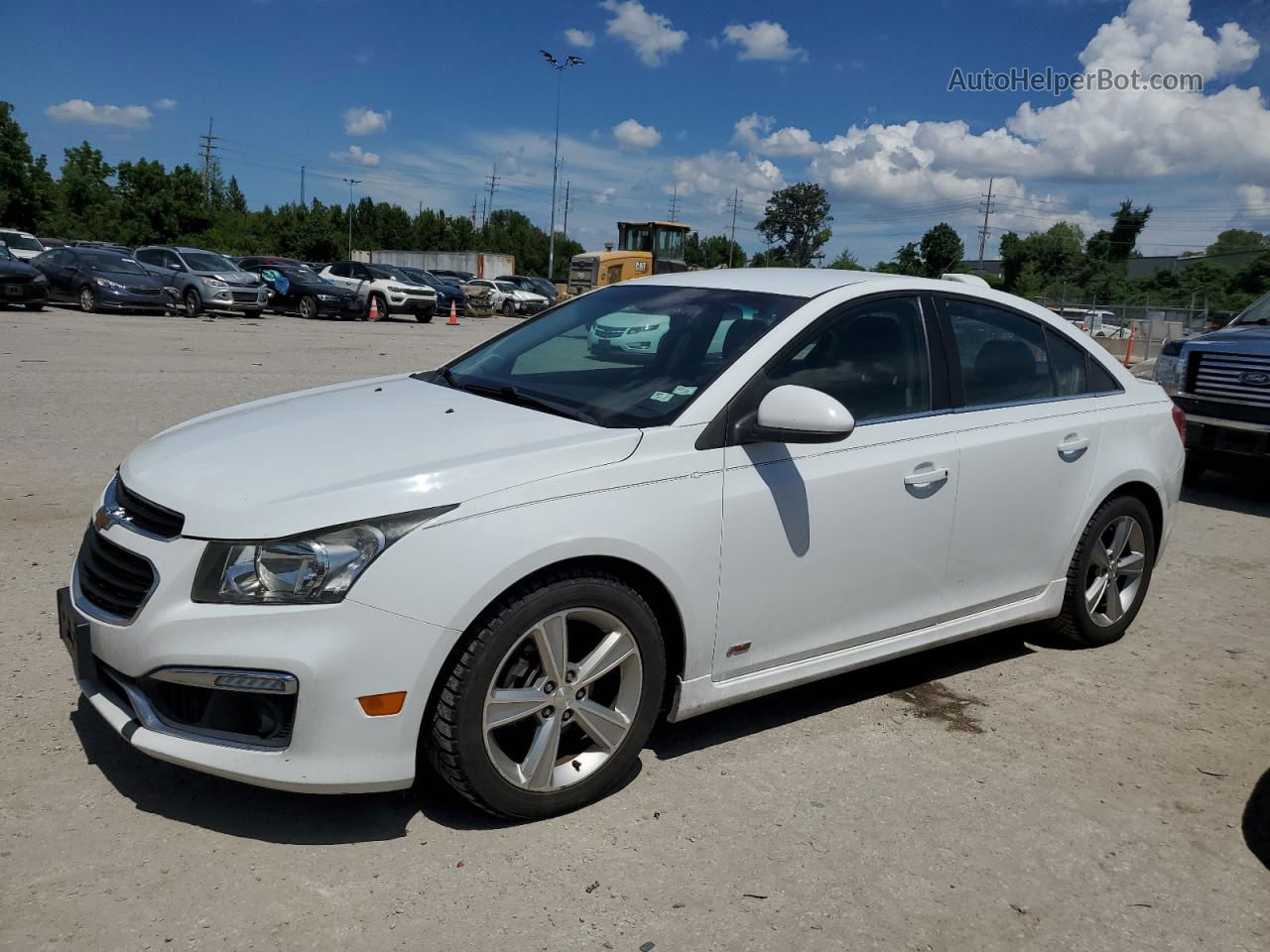 2015 Chevrolet Cruze Lt Silver vin: 1G1PE5SB8F7156663