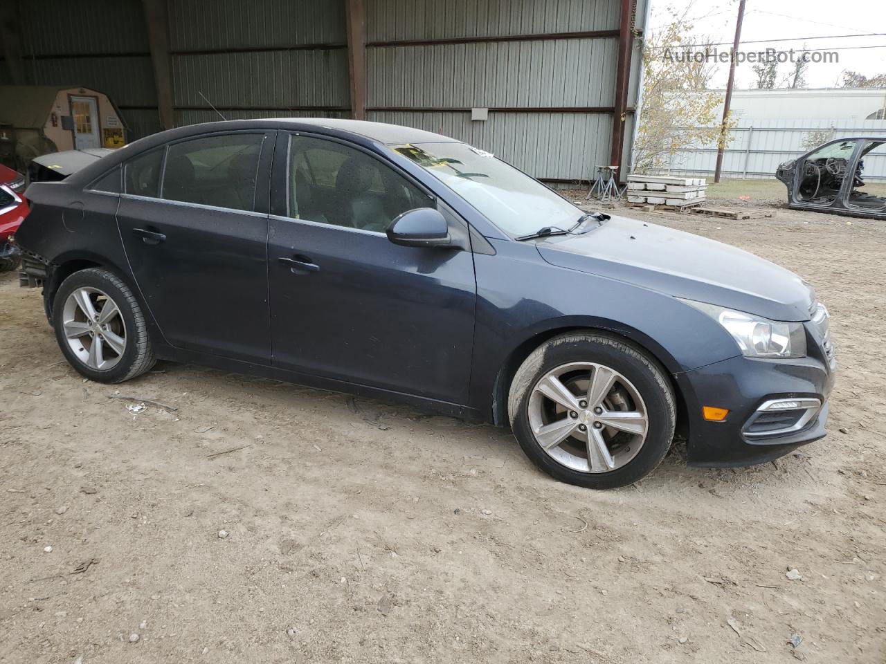 2015 Chevrolet Cruze Lt Blue vin: 1G1PE5SB8F7185306