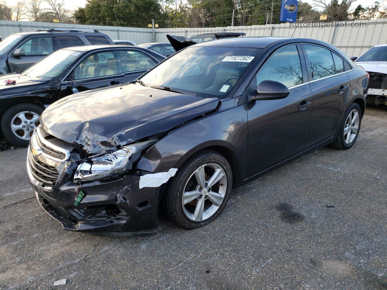 2015 Chevrolet Cruze Lt Gray vin: 1G1PE5SB8F7212259