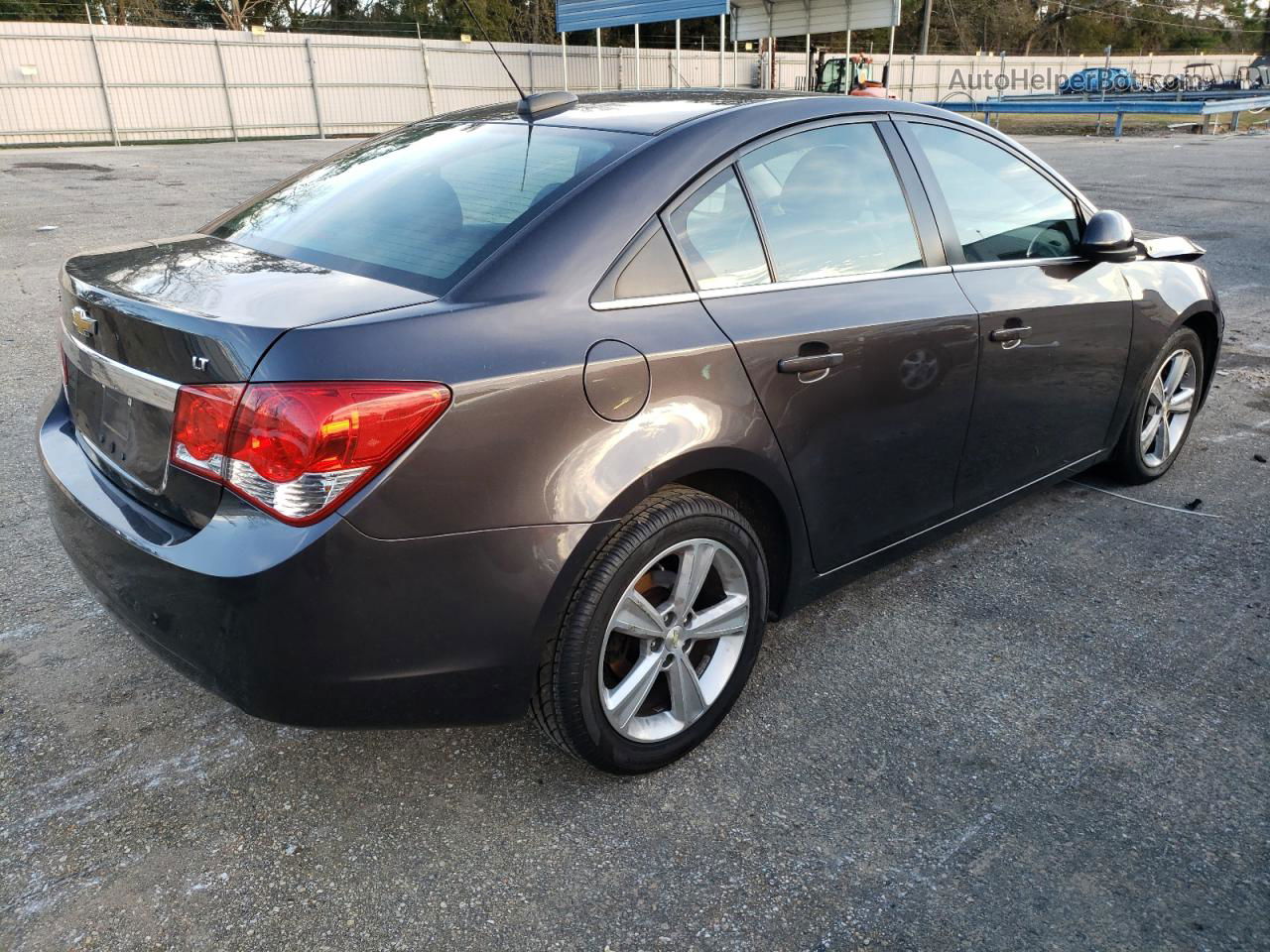 2015 Chevrolet Cruze Lt Gray vin: 1G1PE5SB8F7212259