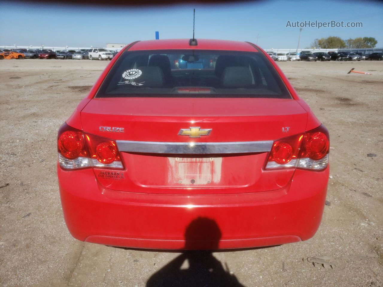 2015 Chevrolet Cruze Lt Red vin: 1G1PE5SB8F7231412