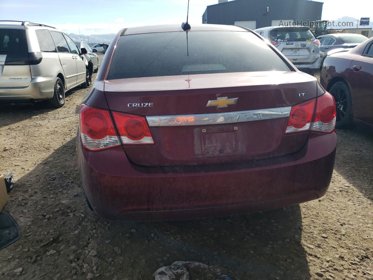 2015 Chevrolet Cruze Lt Burgundy vin: 1G1PE5SB8F7259212