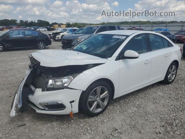 2015 Chevrolet Cruze Lt White vin: 1G1PE5SB8F7259839