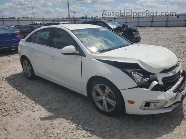 2015 Chevrolet Cruze Lt White vin: 1G1PE5SB8F7259839