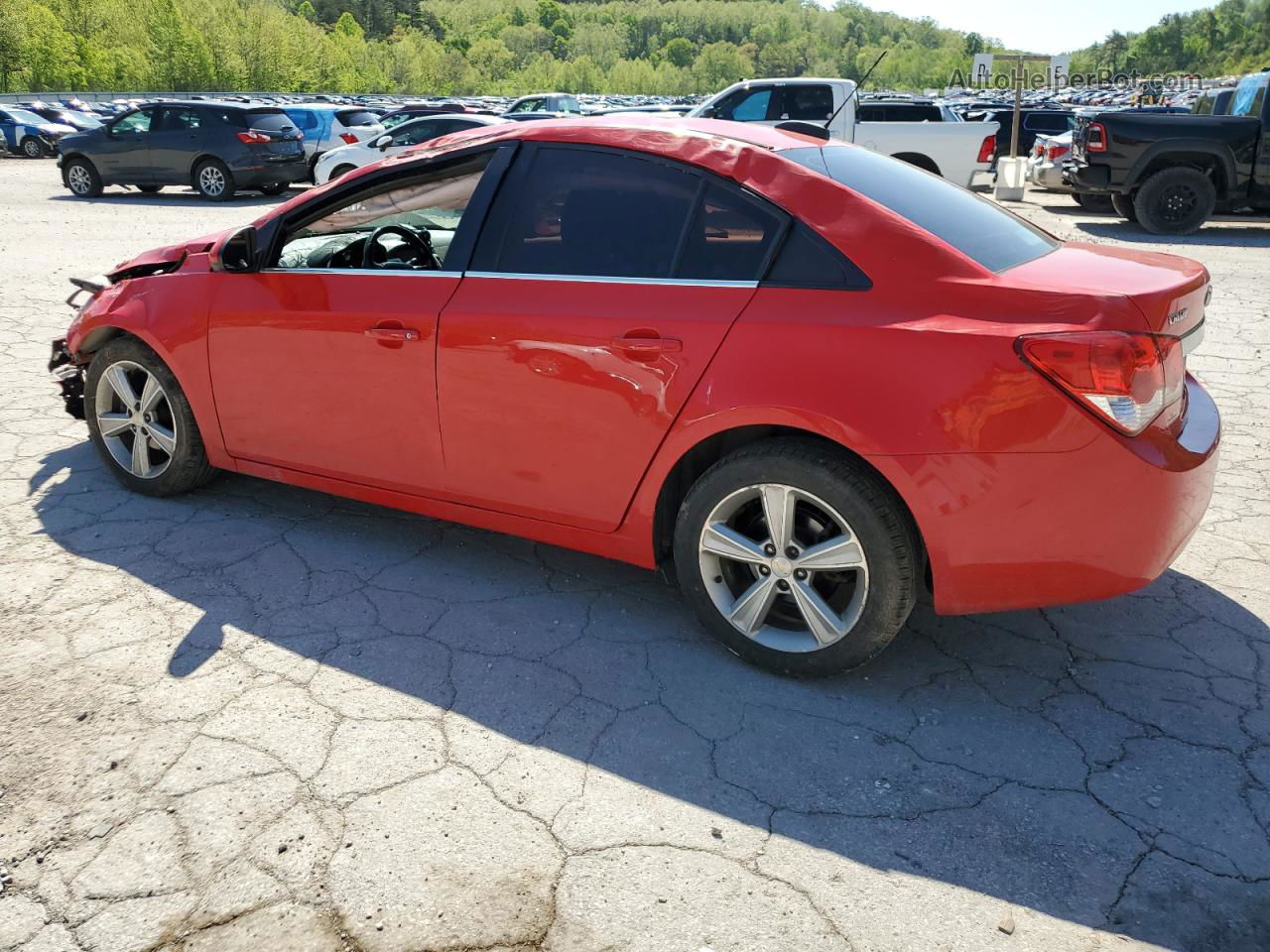 2015 Chevrolet Cruze Lt Red vin: 1G1PE5SB8F7276804