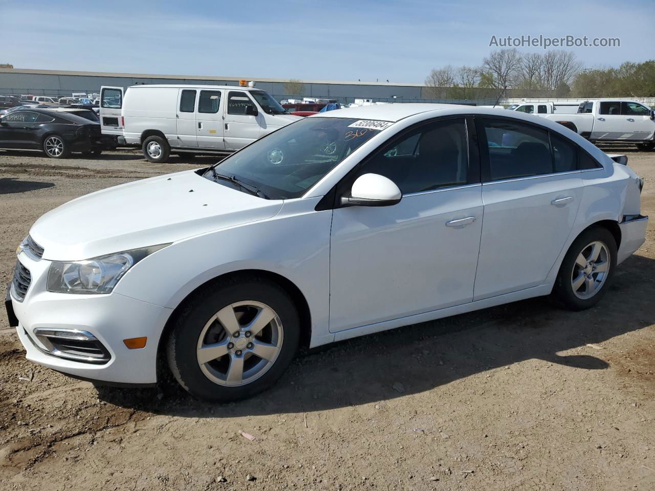 2016 Chevrolet Cruze Limited Lt White vin: 1G1PE5SB8G7114706