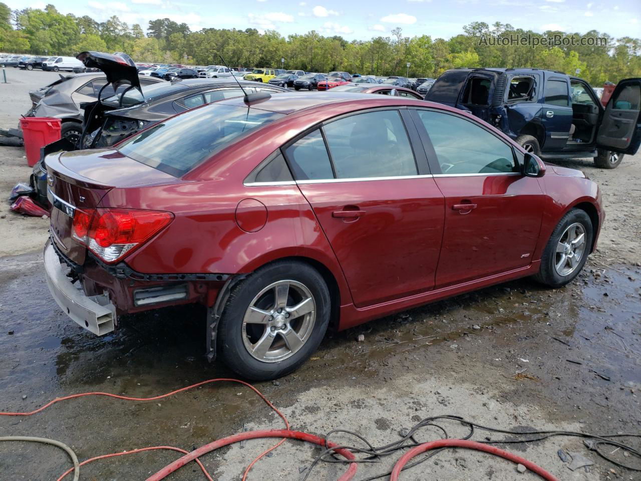 2016 Chevrolet Cruze Limited Lt Red vin: 1G1PE5SB8G7142246