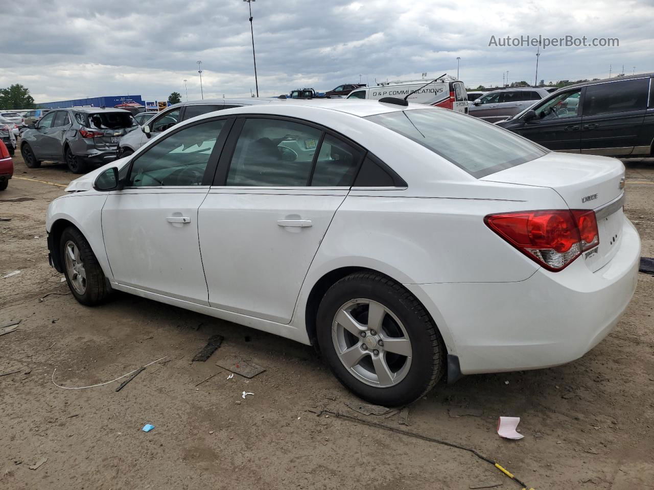 2016 Chevrolet Cruze Limited Lt White vin: 1G1PE5SB8G7148144