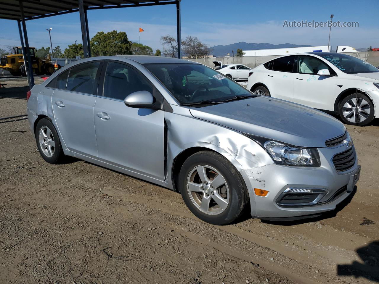 2016 Chevrolet Cruze Limited Lt Silver vin: 1G1PE5SB8G7157023