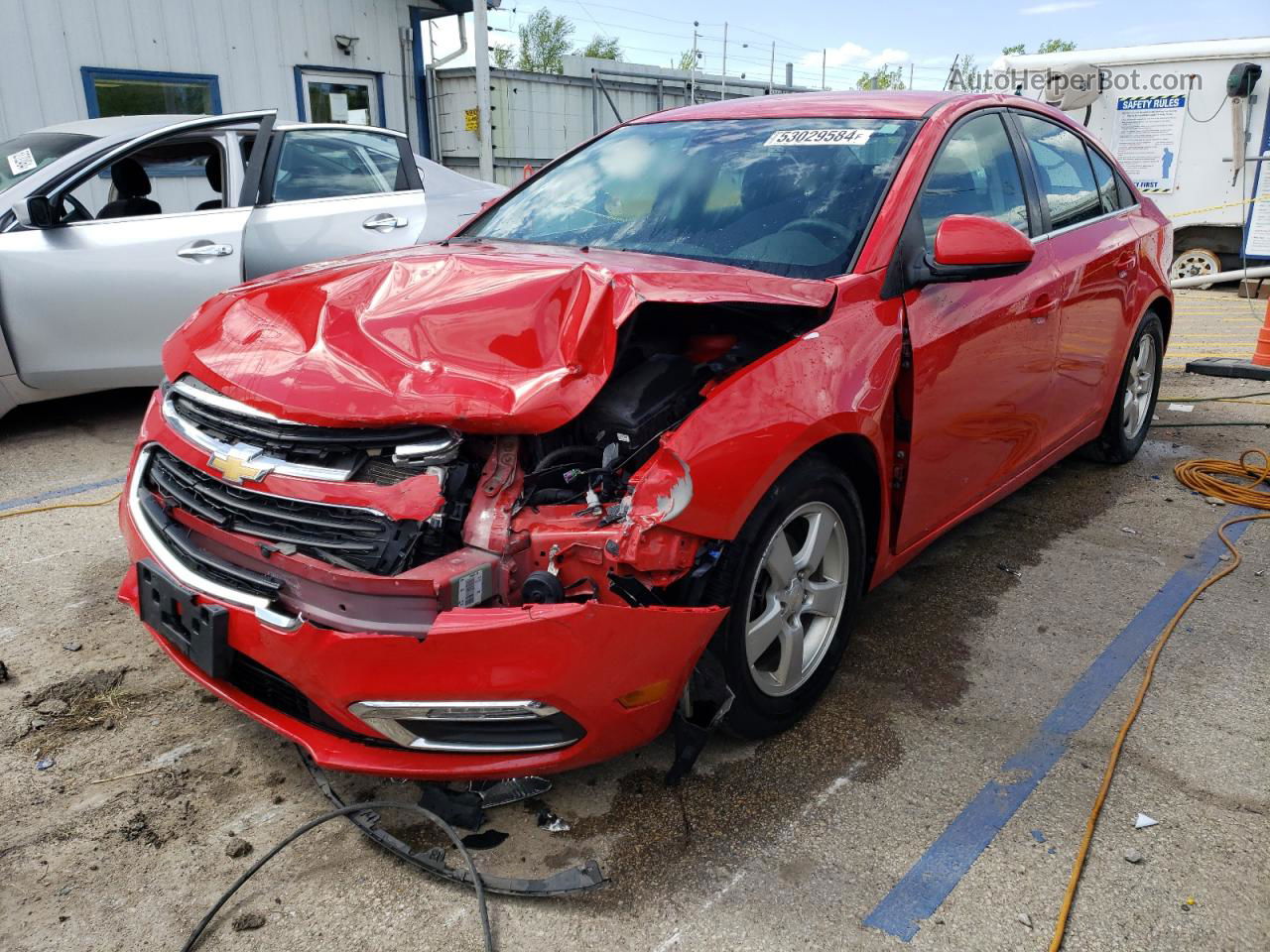 2016 Chevrolet Cruze Limited Lt Red vin: 1G1PE5SB8G7181600