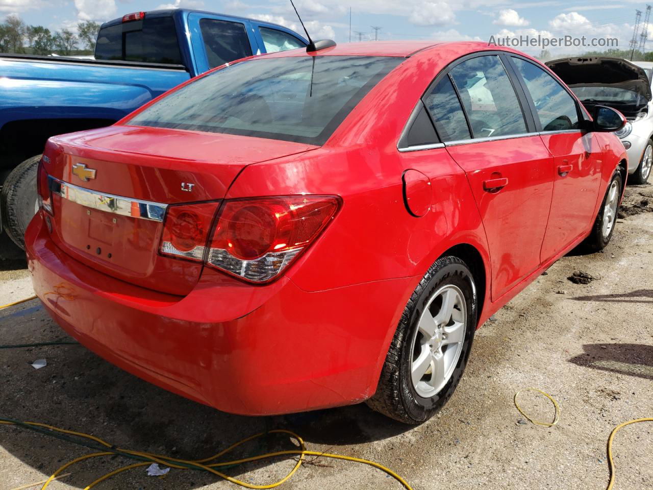 2016 Chevrolet Cruze Limited Lt Red vin: 1G1PE5SB8G7181600