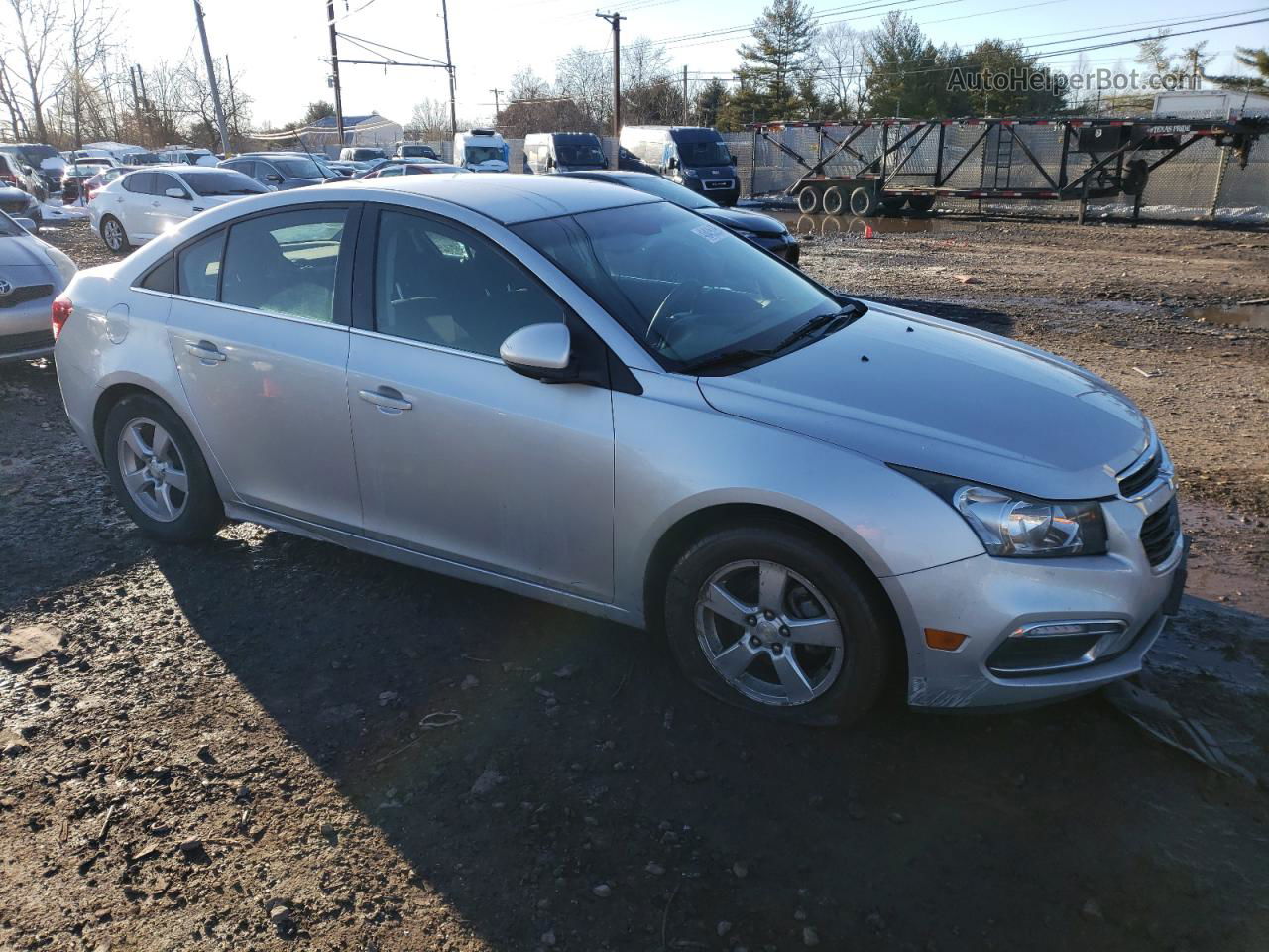 2016 Chevrolet Cruze Limited Lt Silver vin: 1G1PE5SB8G7192015