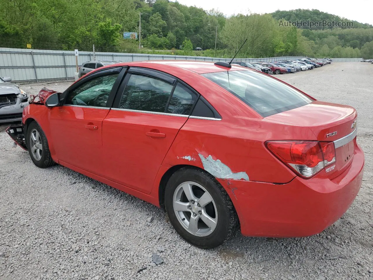 2016 Chevrolet Cruze Limited Lt Red vin: 1G1PE5SB8G7201117