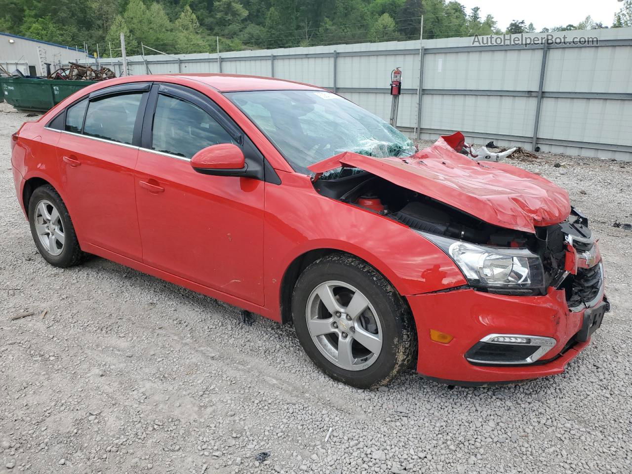 2016 Chevrolet Cruze Limited Lt Red vin: 1G1PE5SB8G7201117