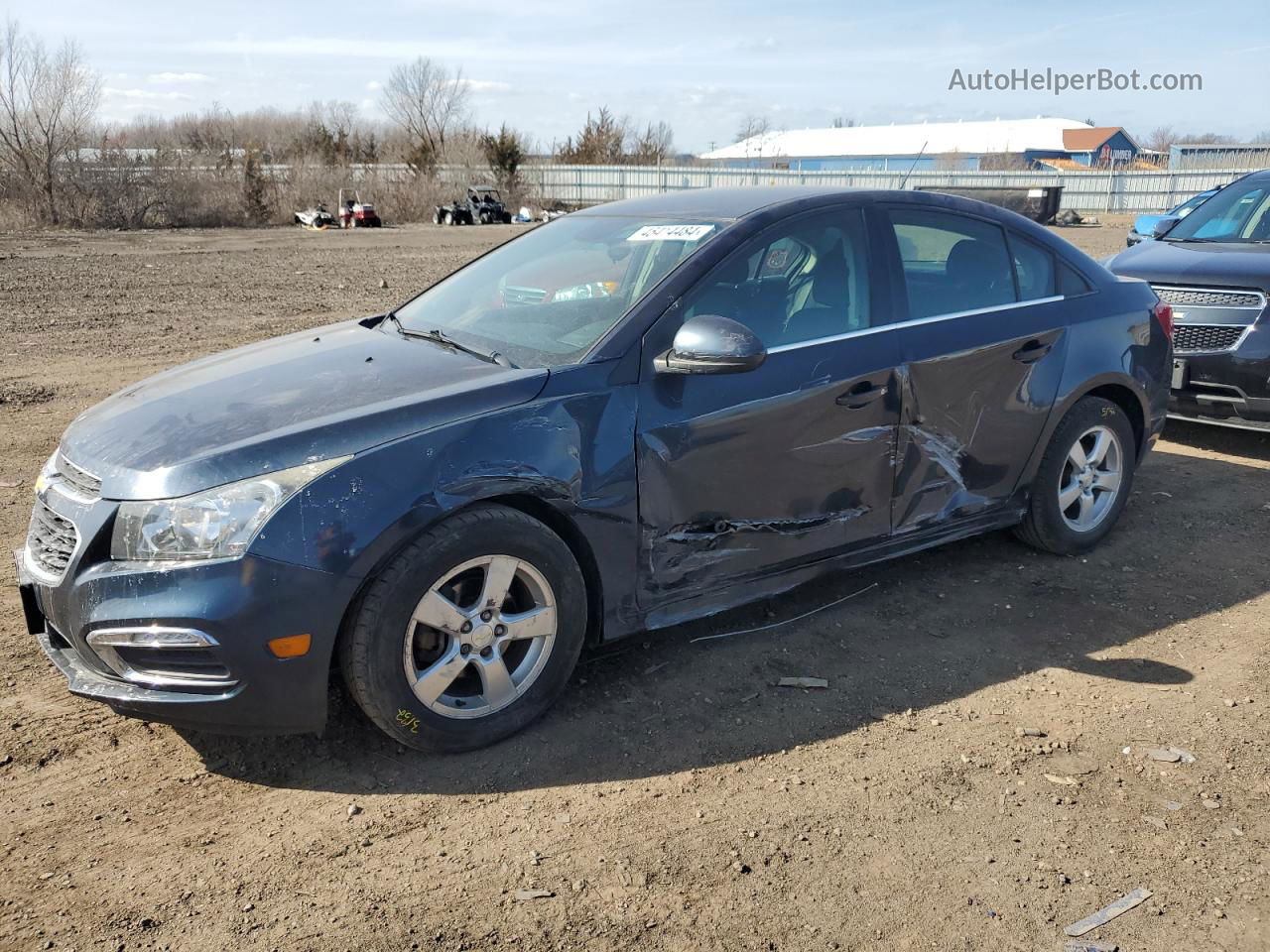 2016 Chevrolet Cruze Limited Lt Серый vin: 1G1PE5SB8G7215759