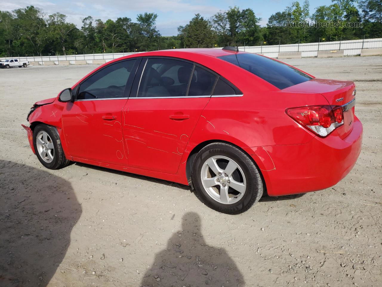 2016 Chevrolet Cruze Limited Lt Red vin: 1G1PE5SB8G7227460