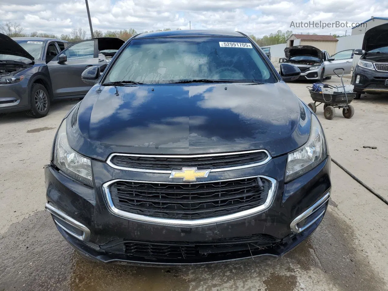 2016 Chevrolet Cruze Limited Lt Gray vin: 1G1PE5SB8G7227975