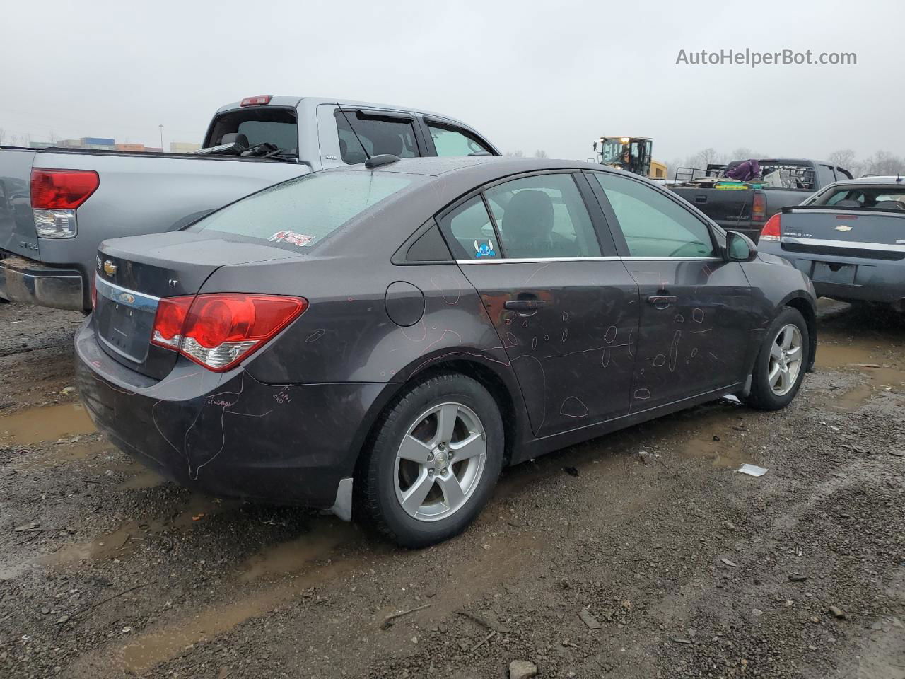 2016 Chevrolet Cruze Limited Lt Серый vin: 1G1PE5SB8G7228706