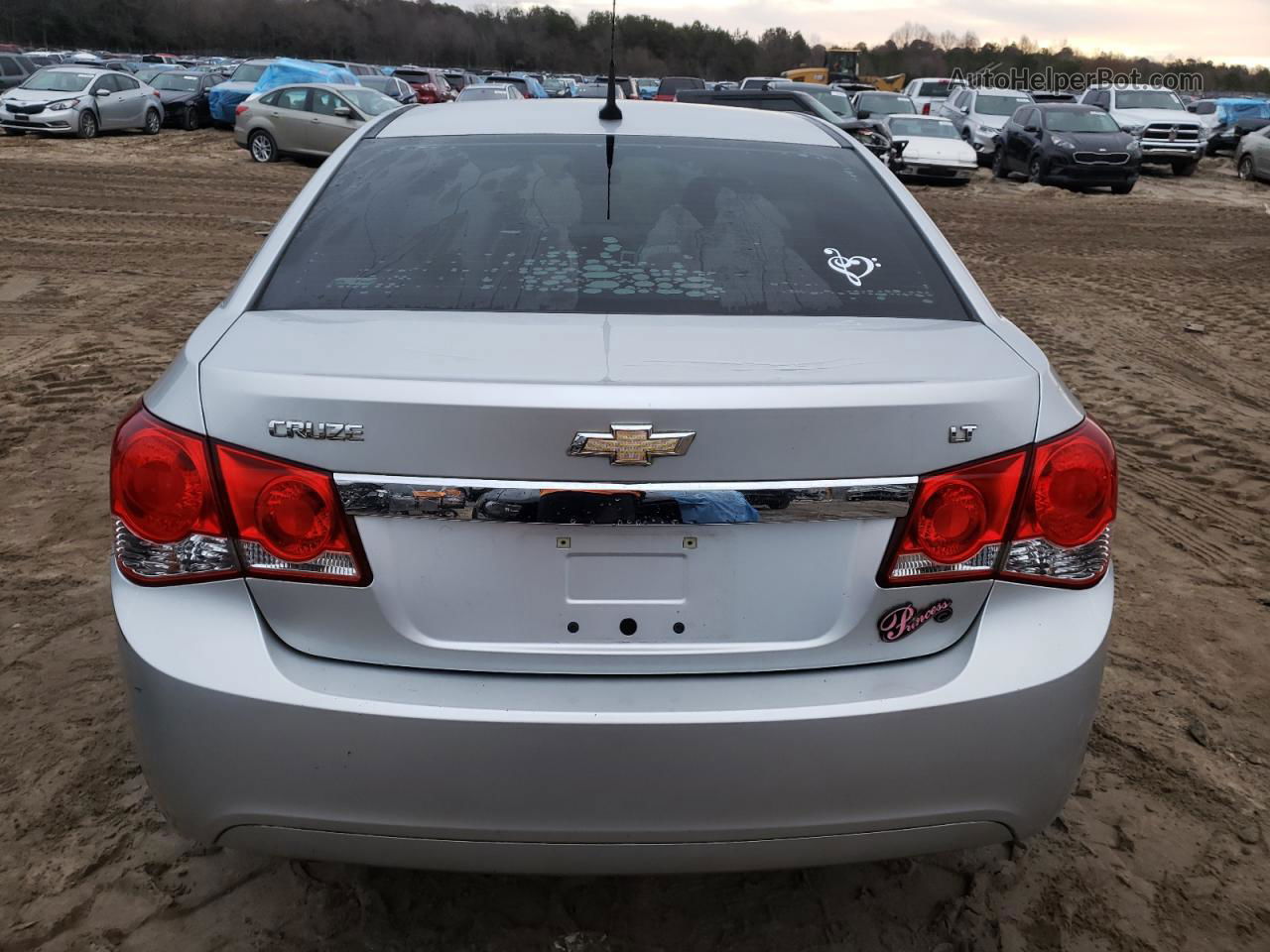 2013 Chevrolet Cruze Lt Silver vin: 1G1PE5SB9D7127234