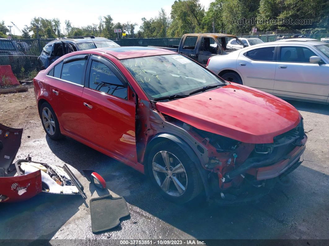 2013 Chevrolet Cruze 2lt Auto Red vin: 1G1PE5SB9D7190639