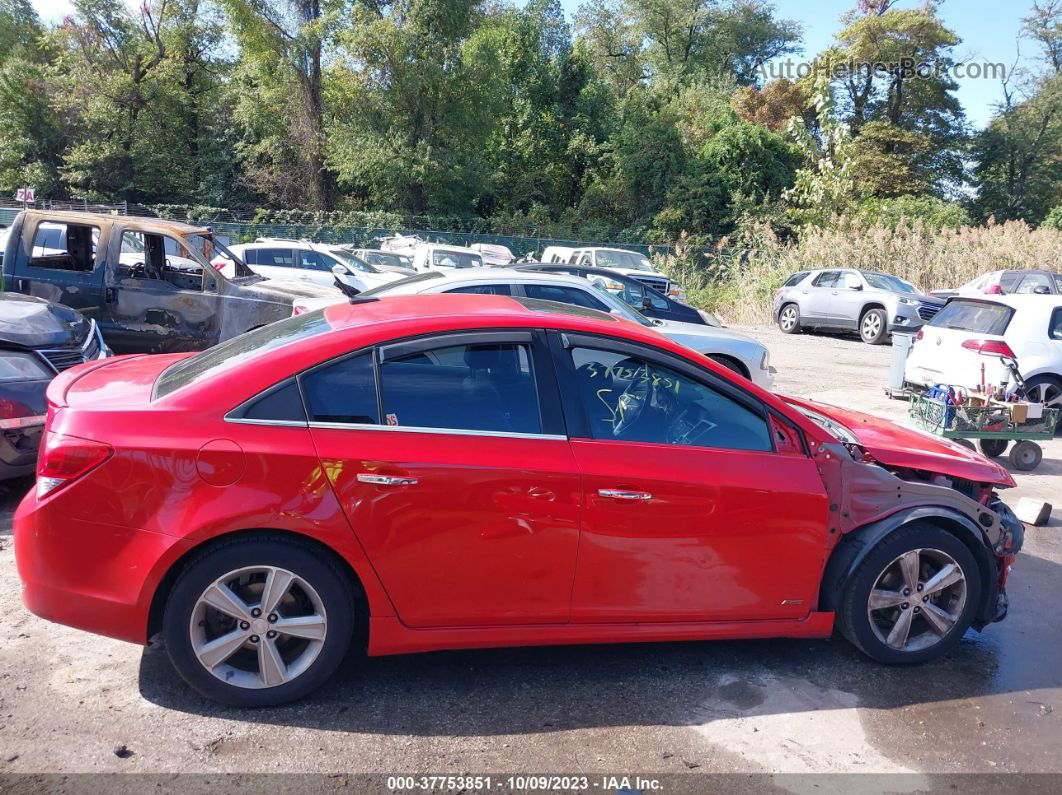 2013 Chevrolet Cruze 2lt Auto Red vin: 1G1PE5SB9D7190639