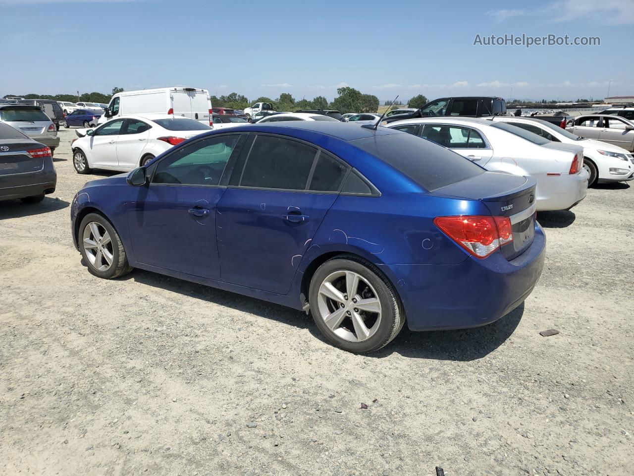 2013 Chevrolet Cruze Lt Blue vin: 1G1PE5SB9D7253528