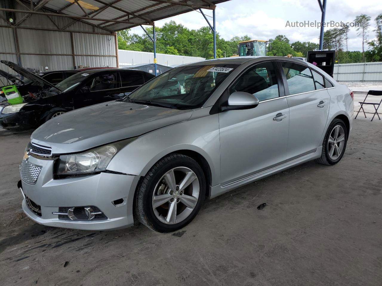 2014 Chevrolet Cruze Lt Silver vin: 1G1PE5SB9E7274686