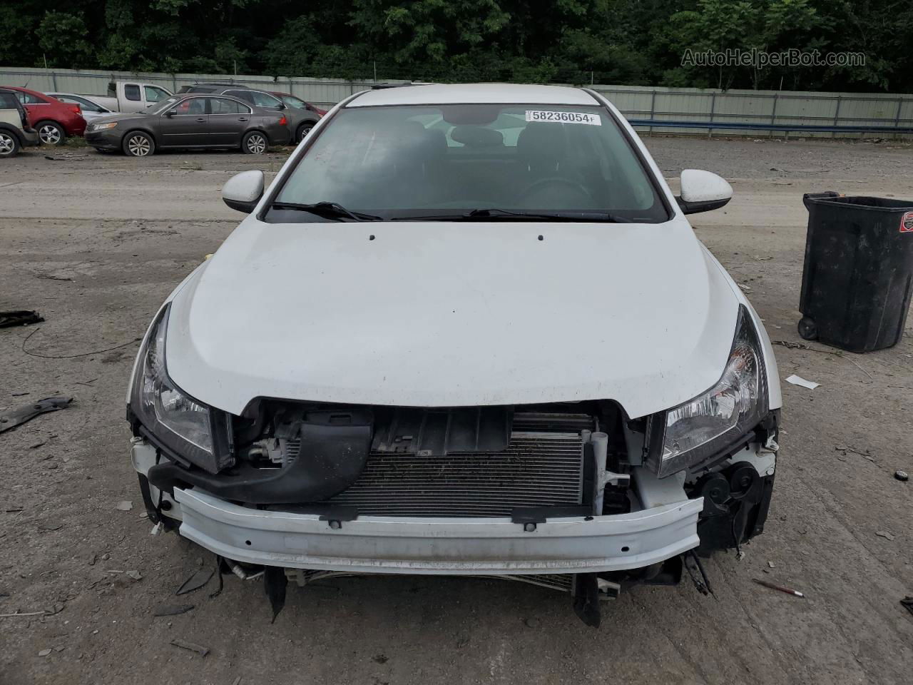 2014 Chevrolet Cruze Lt White vin: 1G1PE5SB9E7381236