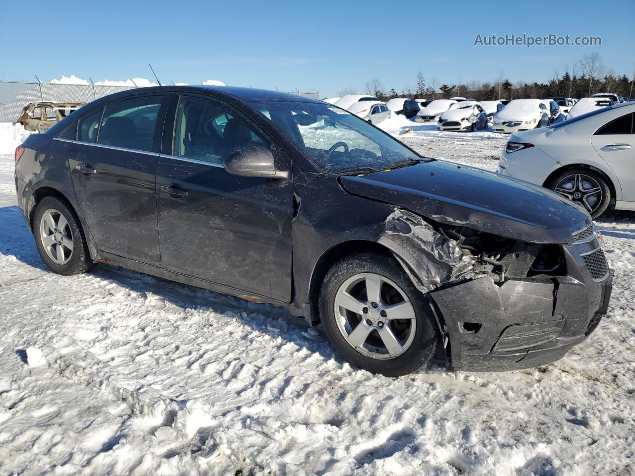 2014 Chevrolet Cruze Lt Charcoal vin: 1G1PE5SB9E7382628