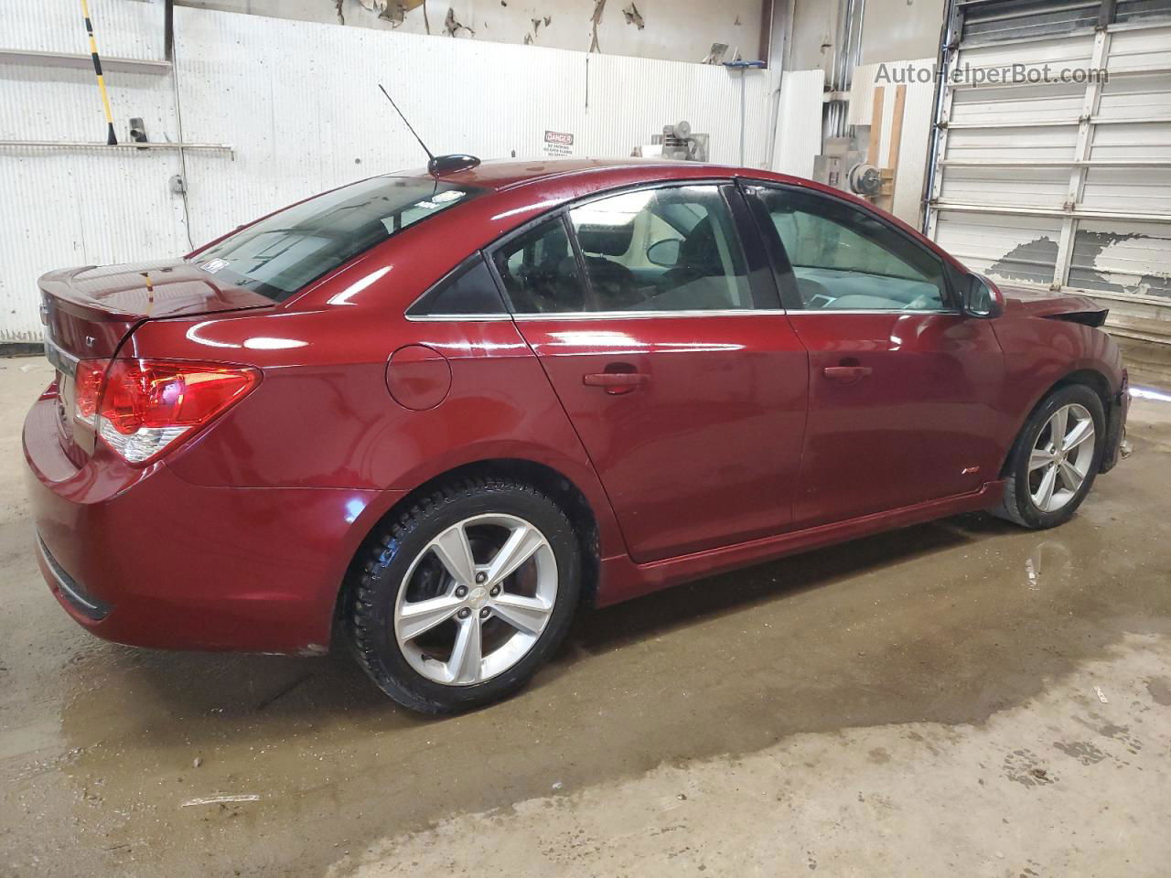 2015 Chevrolet Cruze Lt Red vin: 1G1PE5SB9F7120769