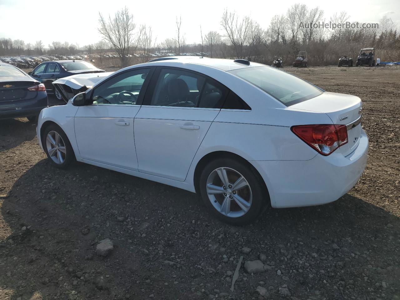 2015 Chevrolet Cruze Lt White vin: 1G1PE5SB9F7154002