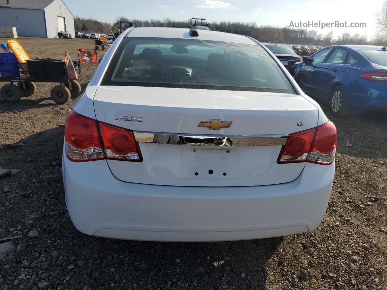 2015 Chevrolet Cruze Lt White vin: 1G1PE5SB9F7154002