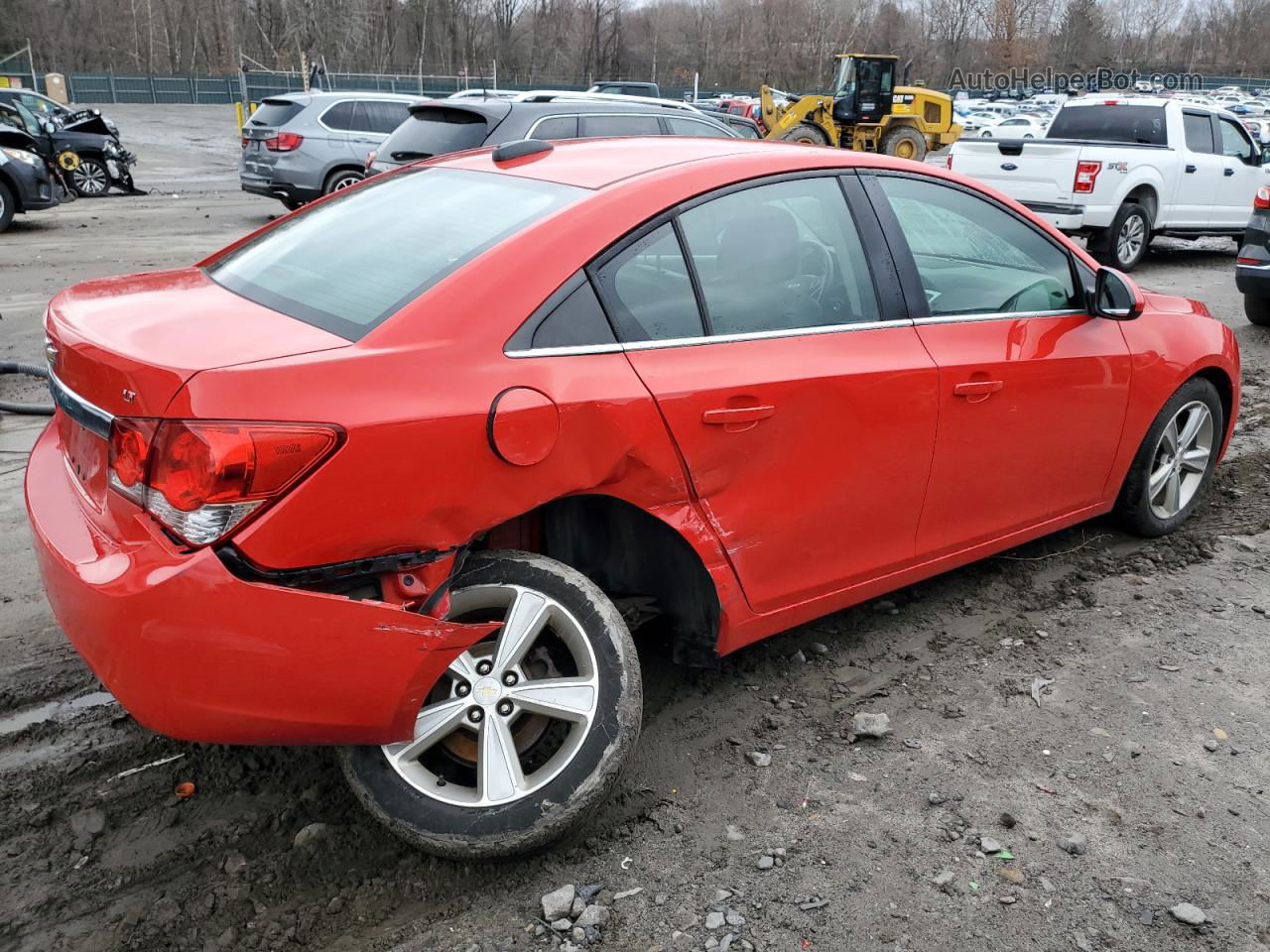 2015 Chevrolet Cruze Lt Red vin: 1G1PE5SB9F7231466