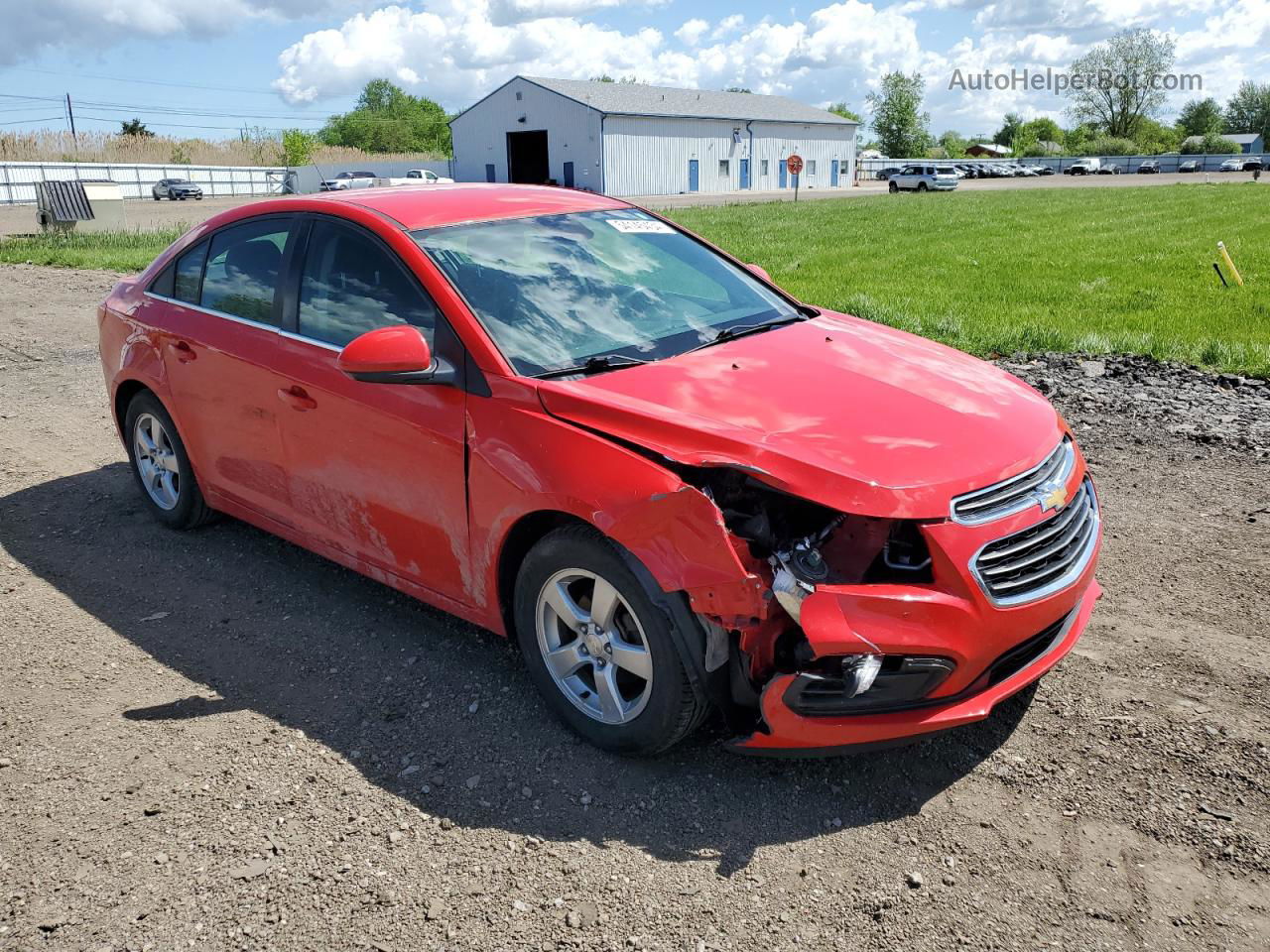 2016 Chevrolet Cruze Limited Lt Red vin: 1G1PE5SB9G7155278