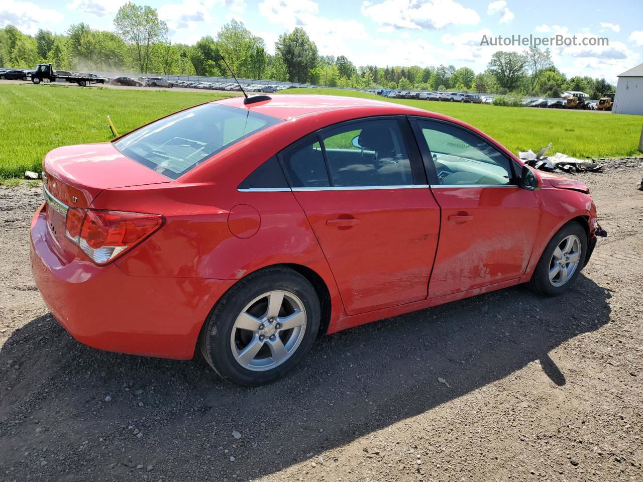 2016 Chevrolet Cruze Limited Lt Red vin: 1G1PE5SB9G7155278