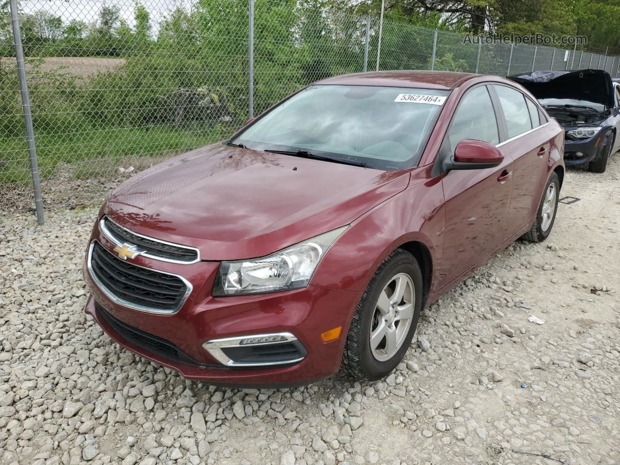 2016 Chevrolet Cruze Limited Lt Maroon vin: 1G1PE5SB9G7174073