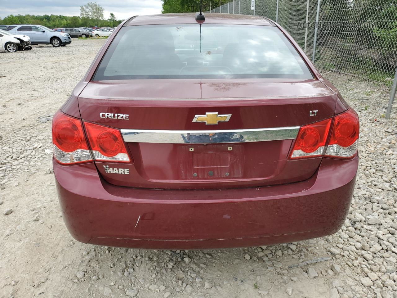 2016 Chevrolet Cruze Limited Lt Maroon vin: 1G1PE5SB9G7174073