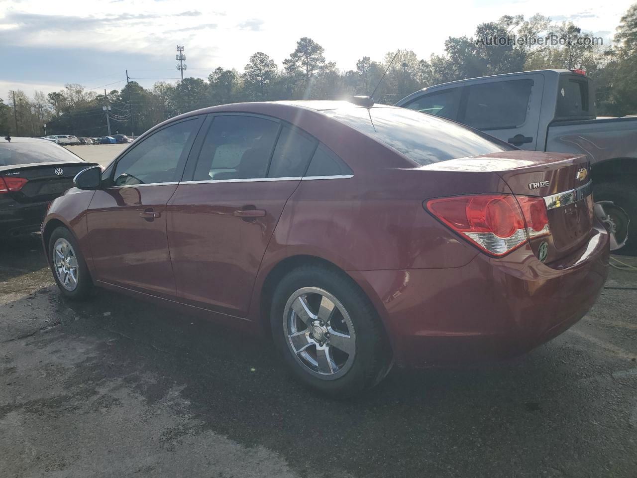 2016 Chevrolet Cruze Limited Lt Red vin: 1G1PE5SB9G7195294