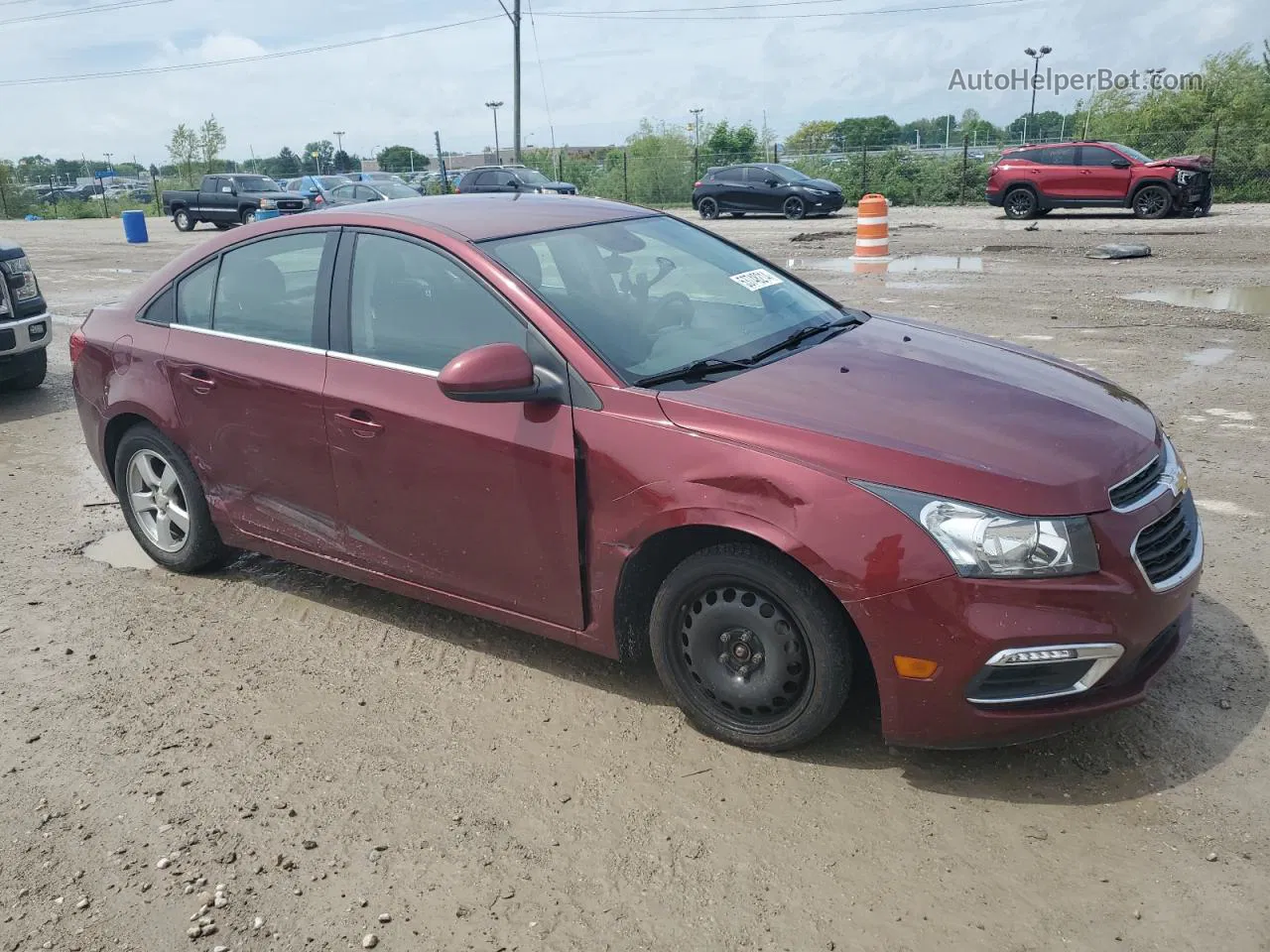 2016 Chevrolet Cruze Limited Lt Brown vin: 1G1PE5SB9G7213311