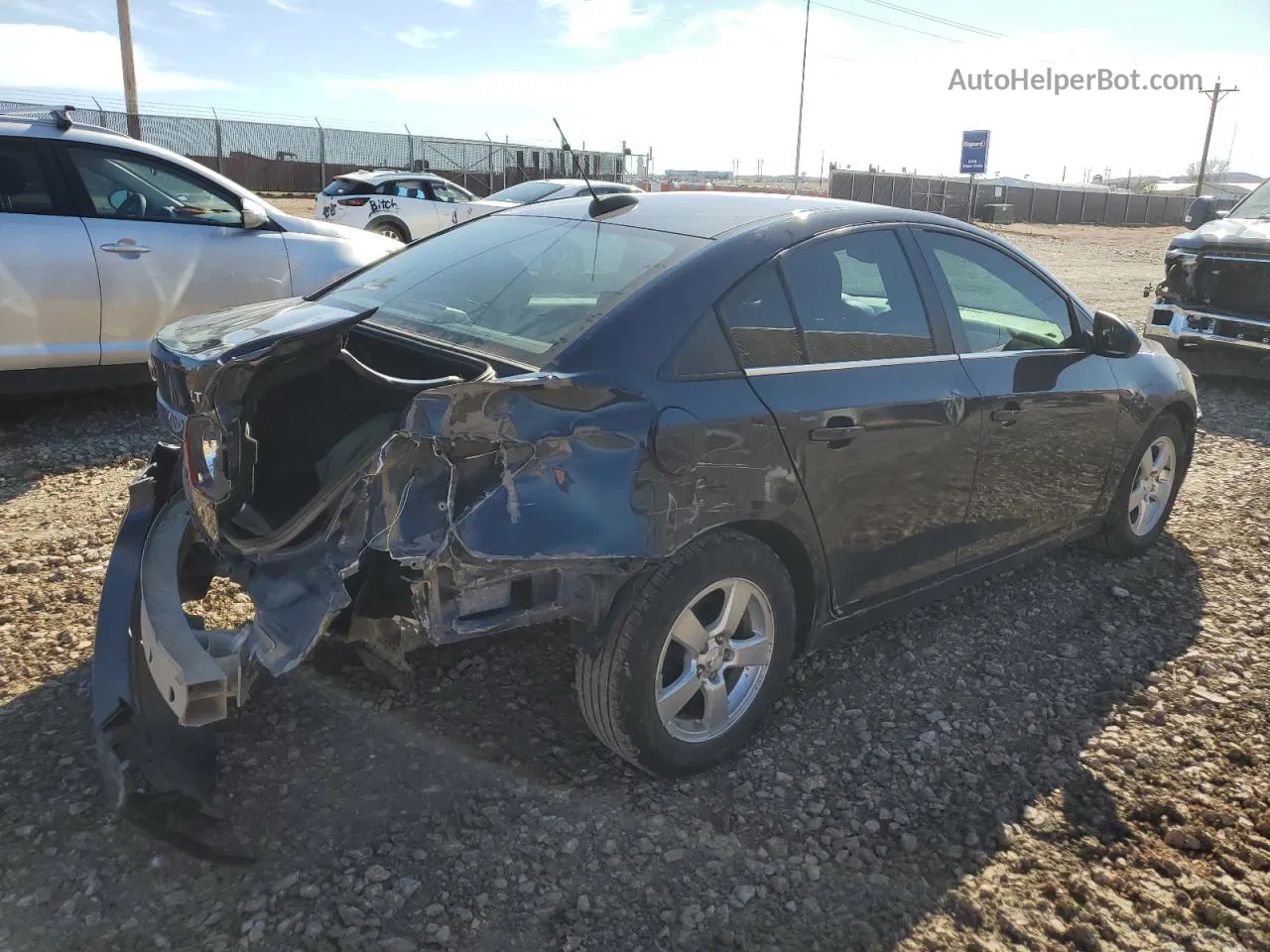 2016 Chevrolet Cruze Limited Lt Синий vin: 1G1PE5SB9G7225135