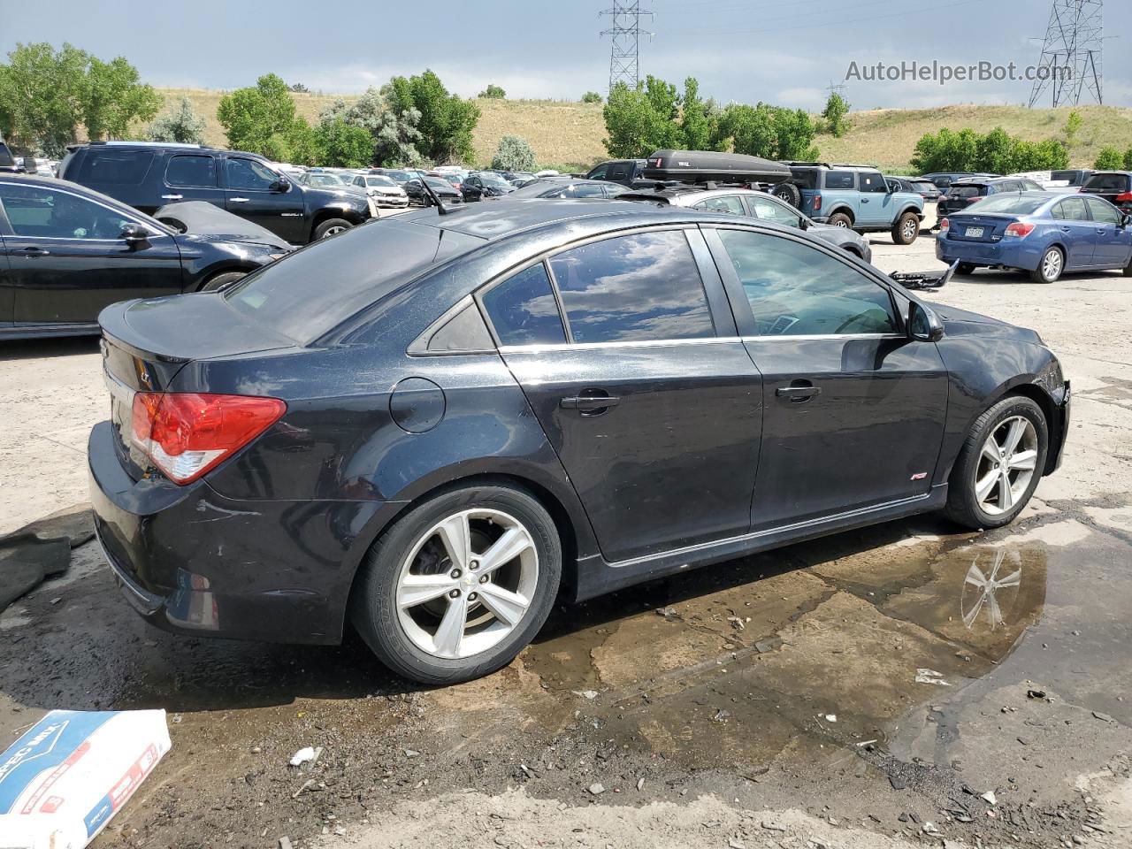 2014 Chevrolet Cruze Lt Black vin: 1G1PE5SBXE7305329