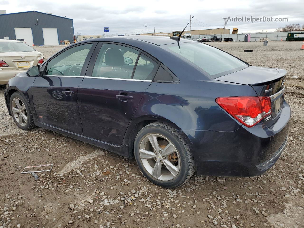 2014 Chevrolet Cruze Lt Синий vin: 1G1PE5SBXE7410243