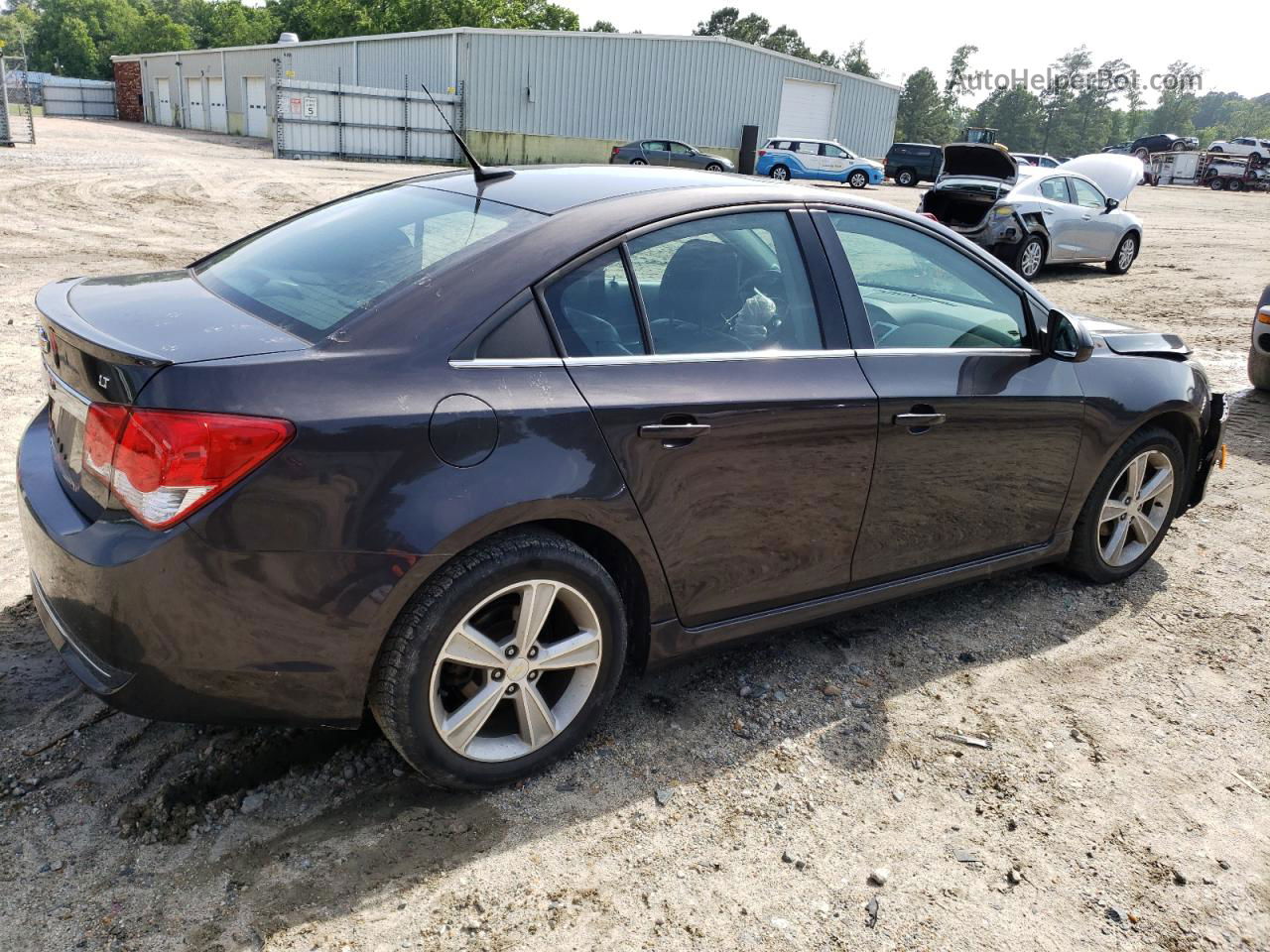 2014 Chevrolet Cruze Lt Gray vin: 1G1PE5SBXE7420402