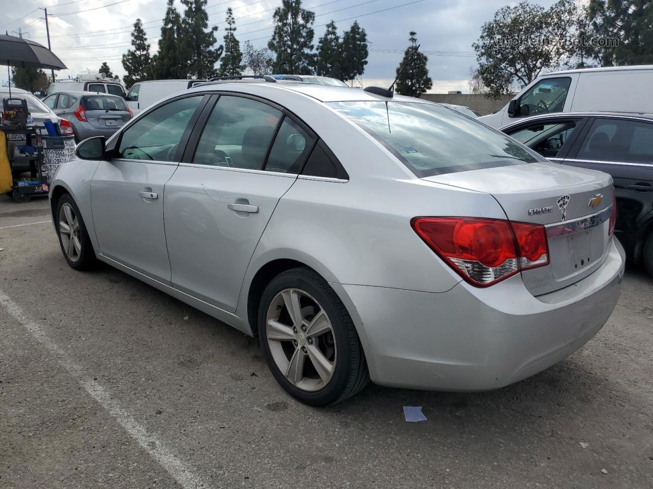 2015 Chevrolet Cruze Lt Silver vin: 1G1PE5SBXF7140271