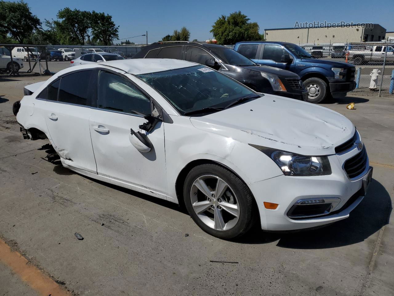 2015 Chevrolet Cruze Lt Белый vin: 1G1PE5SBXF7145728