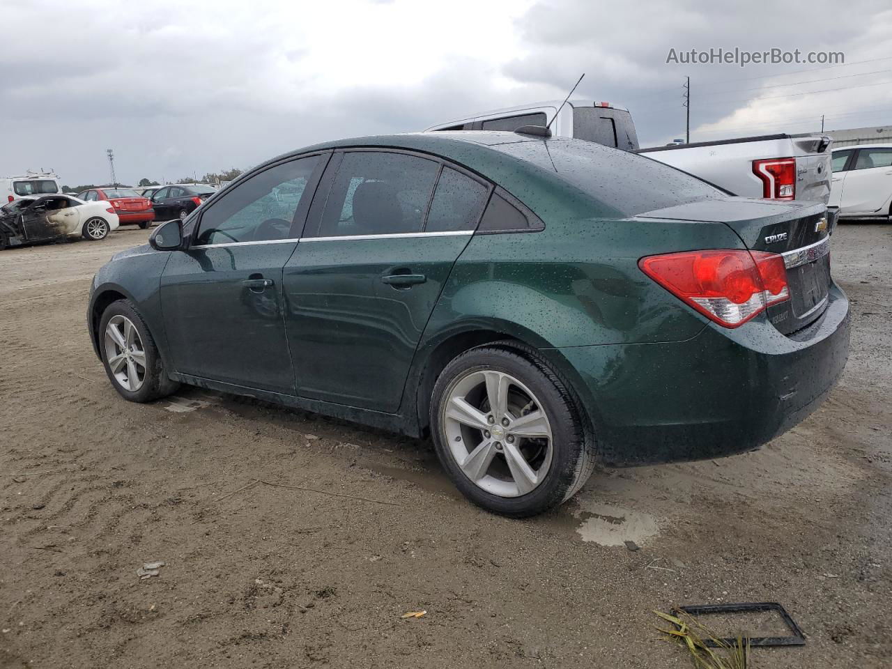 2015 Chevrolet Cruze Lt Green vin: 1G1PE5SBXF7151884