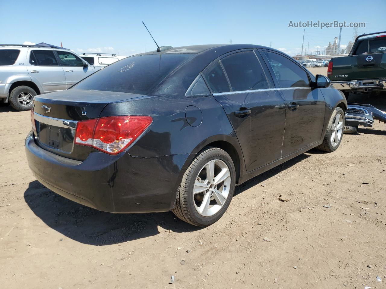 2015 Chevrolet Cruze Lt Black vin: 1G1PE5SBXF7168474