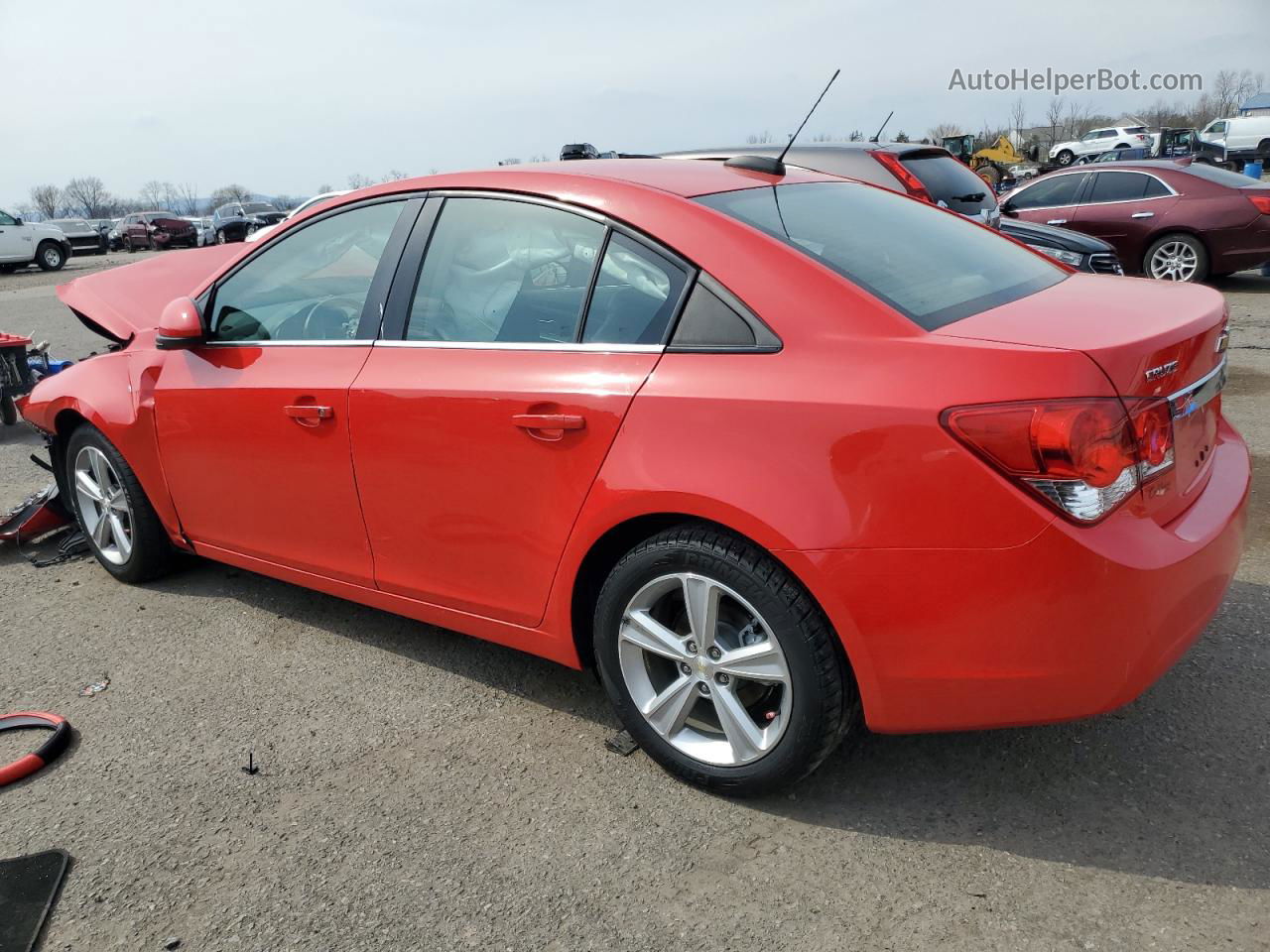 2015 Chevrolet Cruze Lt Red vin: 1G1PE5SBXF7198946